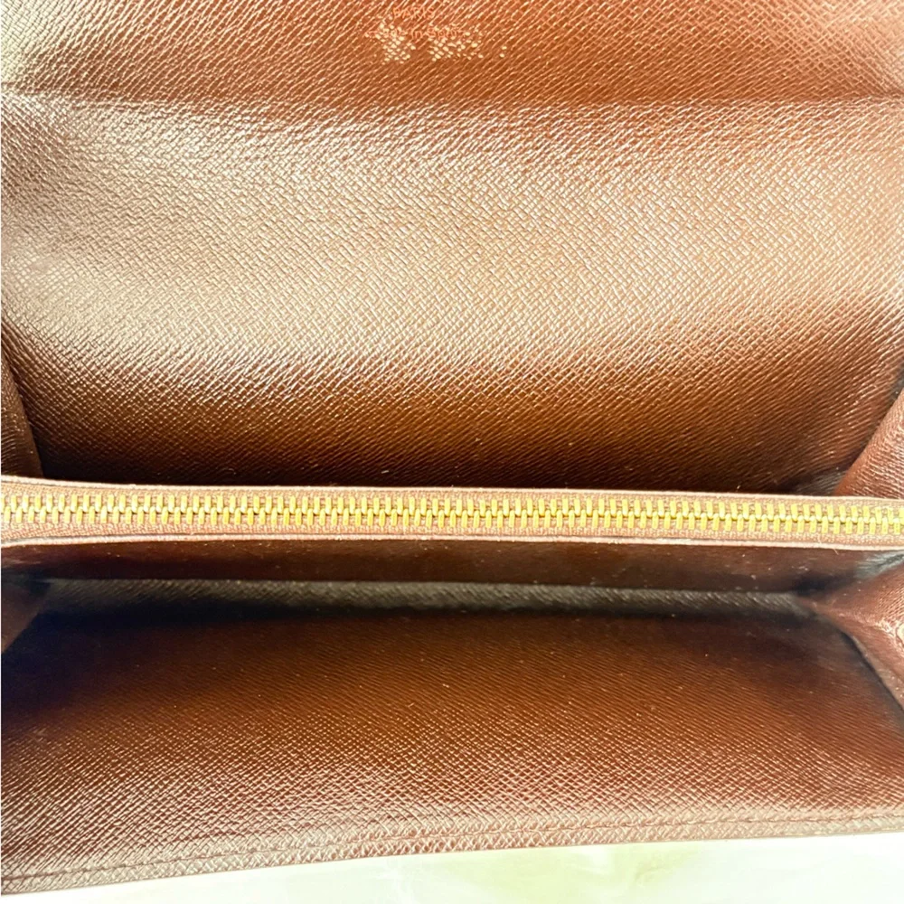 Louis‎ Vuitton Damier Ebene Sarah Wallet